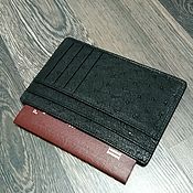 Сумки и аксессуары handmade. Livemaster - original item Kartholder made of genuine ostrich leather, custom made!. Handmade.