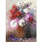 Картина Полевые цветы в вазе, 40 х 50см