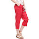 Order 100% linen Capri pants. etnoart. Livemaster. . Vintage trousers Фото №3