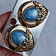 Винтаж: 24)Крупные клипсы 80х. Серьги винтажные. madame_bijoux_france (Natalia6411). Ярмарка Мастеров.  Фото №4