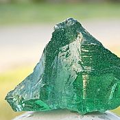 Сувениры и подарки handmade. Livemaster - original item Erklez glass piece green1, blocks of glass, glass stones. Handmade.