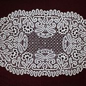 Picture of lace. Vyatka lace
