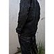 Жакет мужской из конопляной ткани Hemp French Work Jacket Garment Dyed. Верхняя одежда мужская. VÄN Studio. Ярмарка Мастеров.  Фото №5