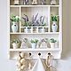 Kitchen shelf white in the style of Provence Lavender, Shelves, Barnaul,  Фото №1