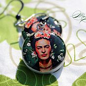 Украшения ручной работы. Ярмарка Мастеров - ручная работа Серьги "Фрида". Handmade.
