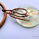Decoration of glass 'Donut gold'. Pendants. Transparent world. Online shopping on My Livemaster.  Фото №2