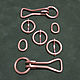 A set of handmade accessories made of 100% copper, Sewing accessories, Lyubertsy,  Фото №1