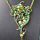 Pendant Gentle Ghost (green version). Pendants. color of magic. My Livemaster. Фото №5