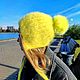 Чепчик с помпоном. Шапки. Ekaterina-bh5. Ярмарка Мастеров.  Фото №4