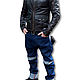 Mans Leather Jacket. Mens outerwear. Lollypie - Modiste Cat. My Livemaster. Фото №4