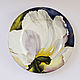 The painted porcelain.A series of 'Watercolor flowers' . Decorative tarelka.1, Plates, Athens,  Фото №1