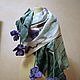 milled stole 'Irises'. Wraps. Welcome (marinakazarina). My Livemaster. Фото №4