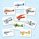 Los aviones de Felicitación Conjunto de 9 piezas, Cards, St. Petersburg,  Фото №1