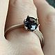 Натуральная Шпинель 1,32ct. Серебряное кольцо со шпинелью. Кольцо помолвочное. Shukra Натуральные драгоценные камни. Интернет-магазин Ярмарка Мастеров.  Фото №2