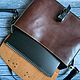 Men's leather briefcase. Men\'s bag. Lyurom Studio. My Livemaster. Фото №5