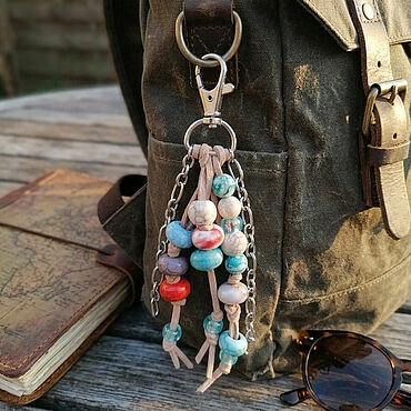Аксессуары ручной работы. Ярмарка Мастеров - ручная работа Брелок "Бохо". Handmade.