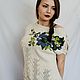Cotton sweater with flower from VERENA, Jumpers, Gus-Khrustalny,  Фото №1