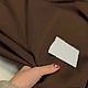  Satin brown chocolate silk. Fabric. AVS -dressshop. Online shopping on My Livemaster.  Фото №2