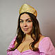 tiaras: Mini headdress of Golden feathers. Tiaras. Novozhilova Hats. Online shopping on My Livemaster.  Фото №2