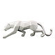 Geometric statuette of a Panther white, Figurine, Ekaterinburg,  Фото №1