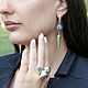 Order Peak ring and earrings made of polished 925 DP0014 silver. Sunny Silver. Livemaster. . Jewelry Sets Фото №3