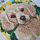 Вышитая картина Щенок Проказник (Puppy Mischief). Картины. Глория. Ярмарка Мастеров.  Фото №6