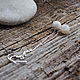 Pendientes de plata de ley 925. Earrings. The inspiration of nature in stones. Интернет-магазин Ярмарка Мастеров.  Фото №2