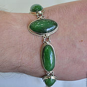 Украшения handmade. Livemaster - original item Bracelet with jade Desire. Handmade.