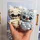 Брелок сова, игрушка сова, сувенир сова, сова. Брелок. Toys-by-panda. Ярмарка Мастеров.  Фото №4