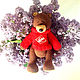 Bear Fan. Dolls. Handmade gifts from the Irene VOOg.. Online shopping on My Livemaster.  Фото №2