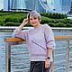 Джемпер -паутинка , свитер "С легким привкусом тумана ". Свитеры. Наталья  Пуховая Мастерская (puhovyiy-master). Ярмарка Мастеров.  Фото №13