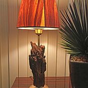 Подвесной деревянный светильник с двойным абажуром Pebbles