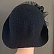 The 'Pleated Fan' hat is black. Hats1. Elenbeis. My Livemaster. Фото №5