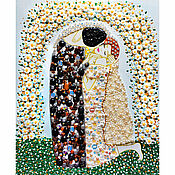 Картины и панно handmade. Livemaster - original item Painting Gustav Klimt Kiss. A wedding gift to the newlyweds. Handmade.