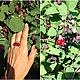 Комплект украшений Малиновая феерия. Комплекты украшений. Самоцветная галька    Галина. Ярмарка Мастеров.  Фото №5