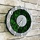 Clock made of stabilized moss d30 cm. Watch. Антонина Литовкина - Озеленение (Планета Флористики). My Livemaster. Фото №5