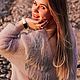 Свитер "КРЫЛЬЯ АНГЕЛА". Свитеры. WHITE KNITS. Ярмарка Мастеров.  Фото №6
