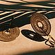 Круглые серебряные серьги с позолотой, выполненные в Античном стиле. Серьги классические. ART OF KUBACHI. Интернет-магазин Ярмарка Мастеров.  Фото №2