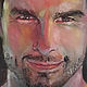 Tom cruise, oil portrait on canvas photo. Pictures. myfoxyart (MyFoxyArt). My Livemaster. Фото №4