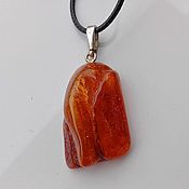 Украшения handmade. Livemaster - original item Amber Pendant Amulet made of Baltic amber natural amber. Handmade.