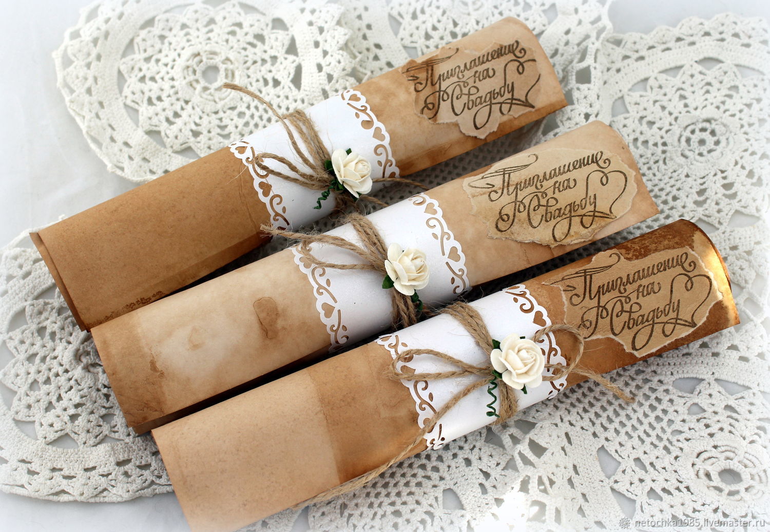 Приглашение на свадьбу : свиток своими руками в старинном стиле - Идеи / фотоуроки - luchistii-sudak.ru