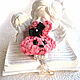 Brooch-pin: The Bunny brooch is tender. Brooches. Knitted cozy. Online shopping on My Livemaster.  Фото №2