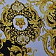 Шелк креп стрейч "Versace". Ткани. Итальянские ткани ШЕЛКОВЫЙ РАЙ. Интернет-магазин Ярмарка Мастеров.  Фото №2