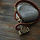 Bracelet with Thor's Hammer in bronze, Bead bracelet, Volgograd,  Фото №1