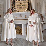 Свадебное Пальто Белое «Гейша Крем»