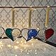 Витражные Сердечки. Подарки на 14 февраля. Витражный декор Lyubov-koval. Интернет-магазин Ярмарка Мастеров.  Фото №2