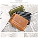 Buy wallet money clip 'Fotis', male and female. Clamps. EZCASE - Leather Design Studio. My Livemaster. Фото №4