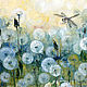 Dragonfly oil painting, Pictures, Moscow,  Фото №1