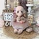 Заказать Тедди слон — Коллекционная интерьерная игрушка ручной работы, teddy. handmade_toys.lab | Добрые тедди. Ярмарка Мастеров. . Тедди Зверята Фото №3