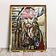Picture of cigar ribbons Portrait of Captain Jack Sparrow. Pictures. House of the Sun (irina-bast). My Livemaster. Фото №4